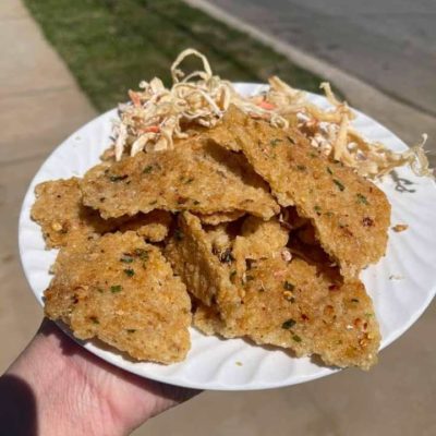 Rice Cake with Cuttlefish